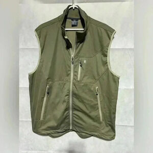 Little Donkey Andy Vest 3XL Green Lightweight Softshell Water Repellent Pockets